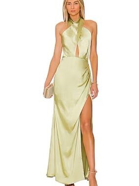 Elliatt begonia maxi dress in avacado
